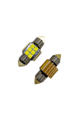 Becuri Sofit ARC LED 6 SMD 3030 Alb Rece, Canbus , 31MM 12V [1]