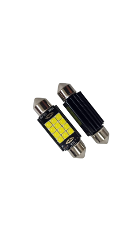 Becuri Sofit LED 12 SMD Alb Rece, Canbus 12V [1]