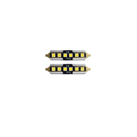 Becuri Sofit LED 6 SMD 3030 Alb Rece, Canbus, 39MM 12V [0]