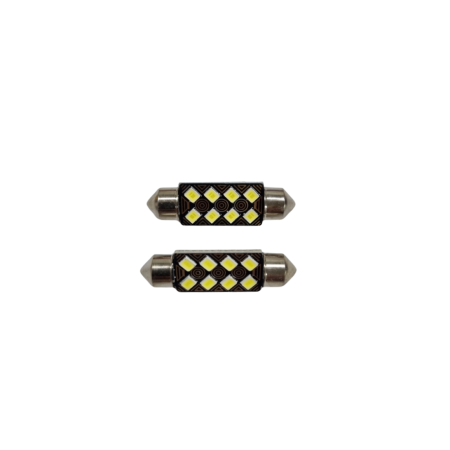 Becuri Led Sofit - Becuri Sofit LED 8 SMD Alb Rece, Canbus, 39MM 12V