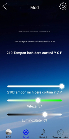 Benzi Acrilice Symphony 110cm si 35cm, RGB cu 240 Moduri Iluminare [2]
