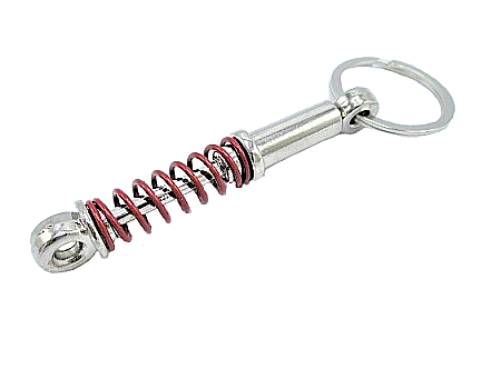 CARCASE CHEI - Breloc chei auto Amortizor Metalic rosu