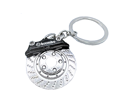 CARCASE CHEI - Breloc chei auto Disc Frana Metalic negru