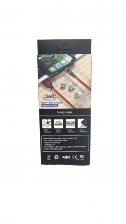 Cablu alimentare date USB cu 3 Capete Magnetice QC [5]