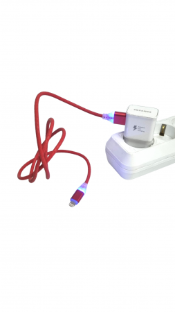 Cablu alimentare date USB I-Phone cu Led [1]