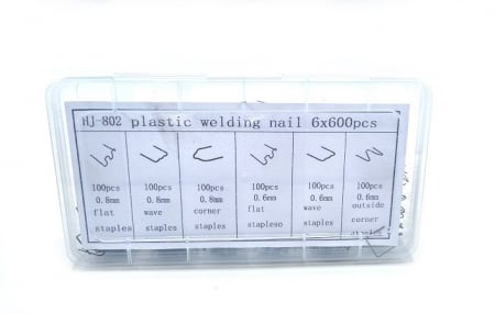 KIT-uri Reparatii Auto - Capse pentru pistol lipit, sudat si reparat plasticul Rezerve 600 Buc