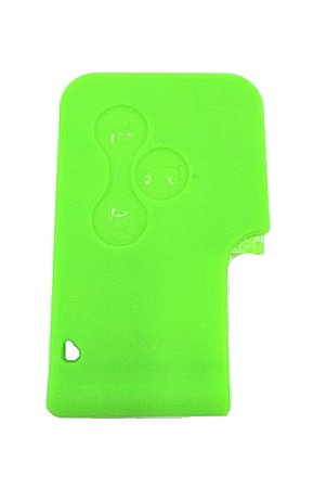 Carcasa Cheie Renault - Carcasa cartela cheie Renault Laguna 3 butoane Verde