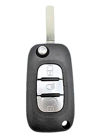 Carcasa Cheie Peugeot - Carcasa cheie auto Peugeot tip cheie briceag cu 3 butoane si lama
