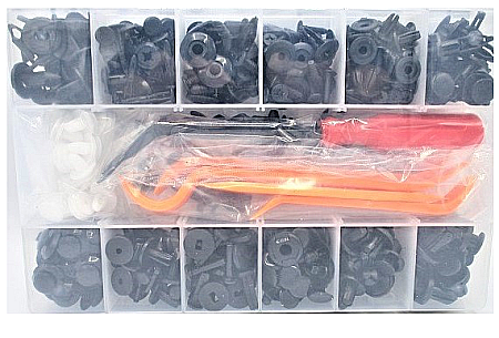 Clipsuri auto de fixare tip cleme Universale 229 piese [1]