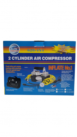 Compresor auto 2 Cilindri 85 l/minut cu Lanterna 12V [3]
