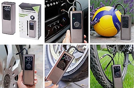 Compresor de Aer Portabil Afisaj Digital si Lumina LED [4]