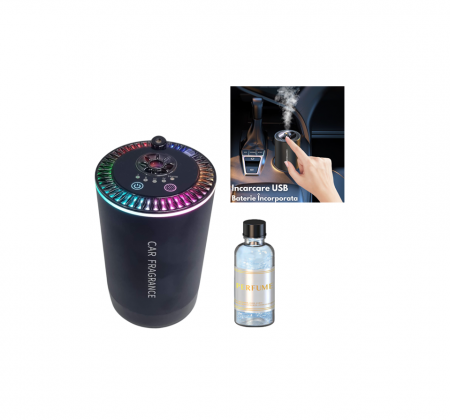 ELECTRICE / ELECTRONICE AUTO - Difuzor Aromaterapie Profesional cu Acumulator, Lumini Ambientale, Proiectie Stele Plafon, Parfum Inclus