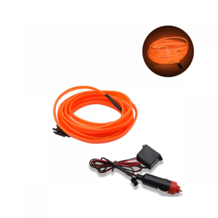 Lumini Ambientale - Fir cu neon 2 metri 12V Color