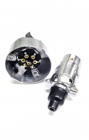 Fisa + Priza 7 pini din metal pentru remorca [2]