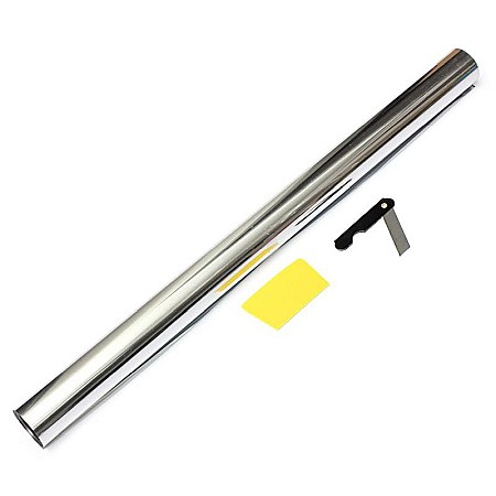 Folie Geamuri - Folie argintie pentru geamuri auto Silver 0.50*3m