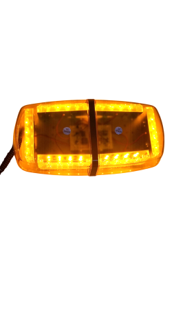 Girofar 240 LED  Stroboscopic cu 7 Functii, lumina galbena 12V [3]