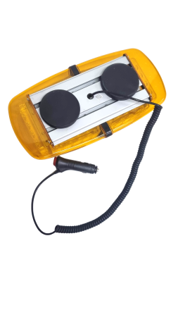 Girofar 240 LED  Stroboscopic cu 7 Functii, lumina galbena 12V [2]