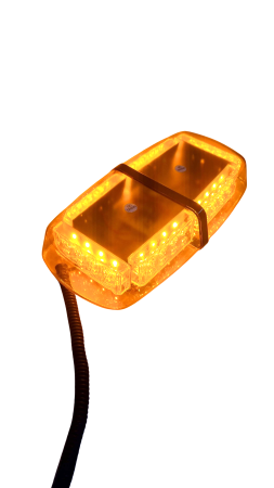 Girofar 240 LED  Stroboscopic cu 7 Functii, lumina galbena 12V [4]