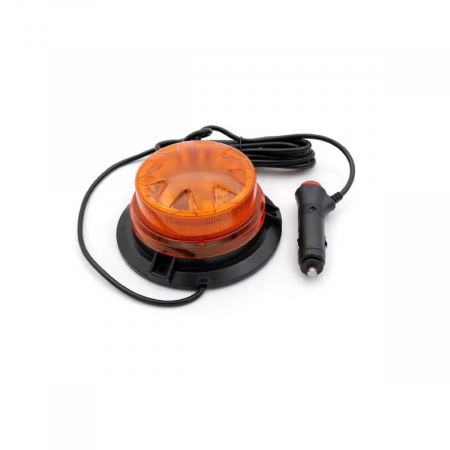 Girofare Auto - Girofar LED 9 functii, cu talpa magnet, efect rotatie 360° 12V-24V