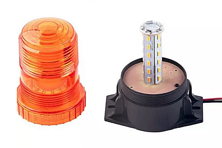Girofar 30 LED SMD rotativ 12-24V [2]