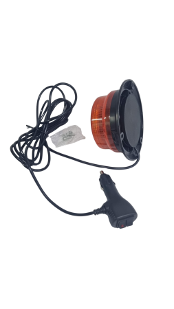Girofar LED 9 functii, cu talpa magnet, efect rotatie 360° 12V-24V [1]