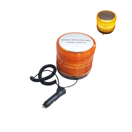 Girofare Auto - Girofar 108 LED Stroboscopic-Rotativ, talpa magnet 10-30V