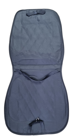 Husa protectie scaun auto, material textil, Universala, 106x47cm Neagra [2]