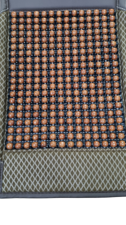 Husa scaun auto cu bile de masaj, suport lombar si tetiera, 133x47 cm Maro [1]