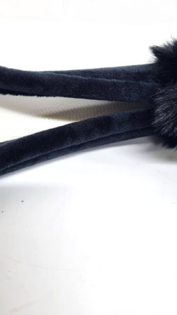 Husa volan cu Urechiuse, Blana Sintetica 37-39cm Neagra [3]