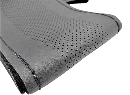Husa volan piele cu Ac si Ata Neagra 37-39cm [2]