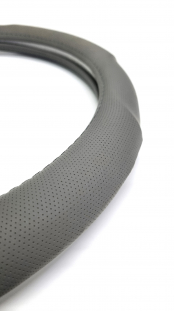 Husa volan piele ecologica 37-39cm Gri [1]