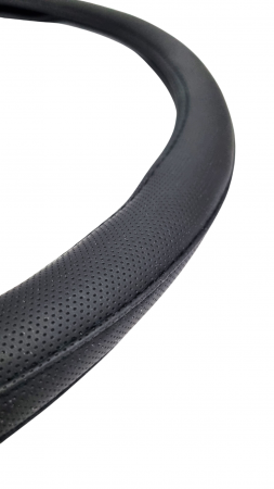 Husa volan piele ecologica 49-51cm Neagra [1]