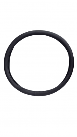 Husa volan piele ecologica 49-51cm Neagra [2]