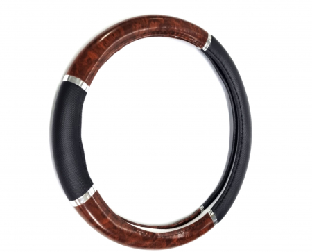 Husa volan piele ecologica MIX 37-39cm Maro [0]