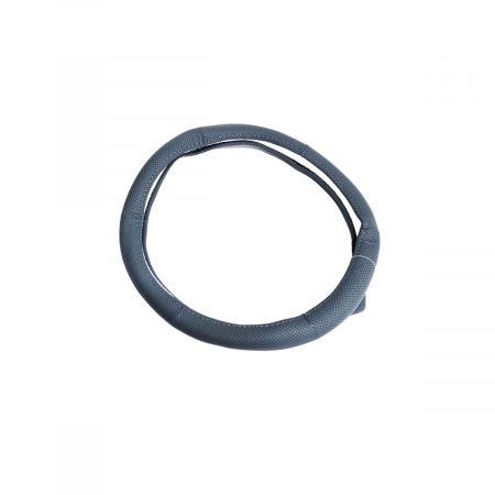 Husa volan Piele Naturala Gri 37-39cm [0]