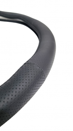 Husa volan Piele Naturala Neagra 39-41cm [1]