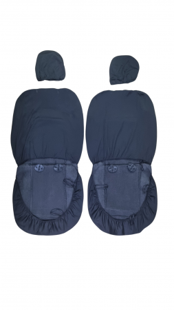 Huse Scaune Auto 1+1 Universale Stofa Premium Autoutilitare [4]