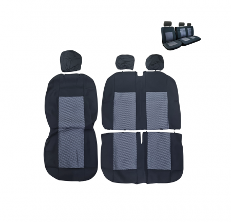 Huse 2+1 - Huse Scaune Auto 2+1 Universale Textil Autoutilitara