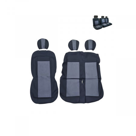Huse 2+1 - Huse Scaune Auto 2+1 Universale Textil Fractionate