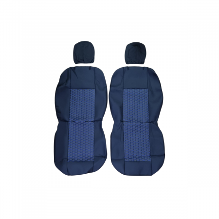 HUSE SCAUNE AUTO - Huse Scaune Auto 2 Locuri Universale Piele Ecologica cu Textil