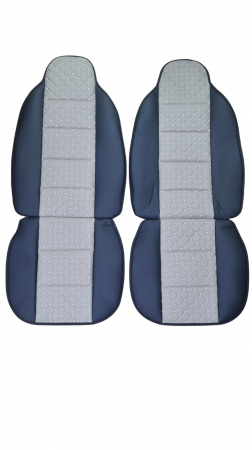 Huse scaune auto universale 2 locuri piele ecologica [3]