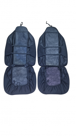 Huse Scaune Auto 2 Locuri Universale Piele Ecologica cu Alcantara [4]