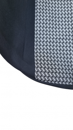 Huse Scaune Auto 5 Locuri Universale Piele Ecologica cu Textil Gri [8]
