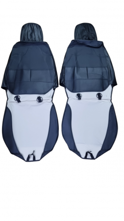 Huse Scaune Auto 5 Locuri PREMIUM Universale Piele Ecologica Fractionate [4]