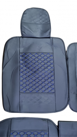 Huse Scaune Auto 5 Locuri PREMIUM Universale Piele Ecologica Fractionate [3]