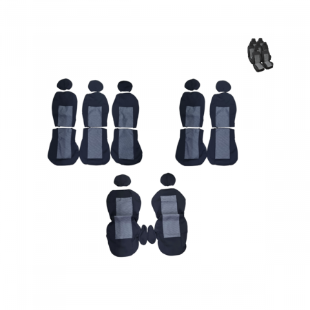 Huse 7 Locuri - Huse Scaune Auto 7 Locuri Textil VW Sharan