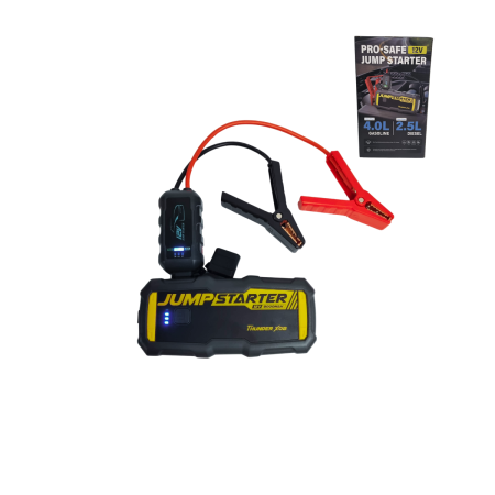 Robot Pornire / Cabluri Curent & Borne - Jump Starter THUNDER TX08 8000mAh, Pornire Instantanee, Clești Inteligenți 12V