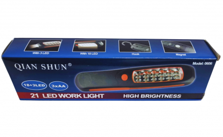 Lanterna Lumini 21 LED cu magnet si carlig, baterie pentru camping cu lanterna [3]