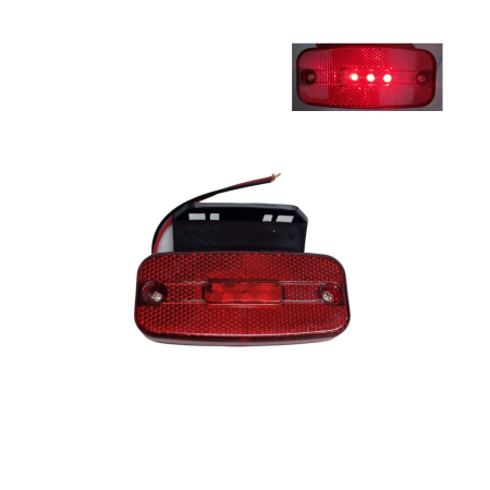 Lampi Auto Bec / Led - Lampa laterala Gabarit cu 3 LED lumina rosie 9-30V