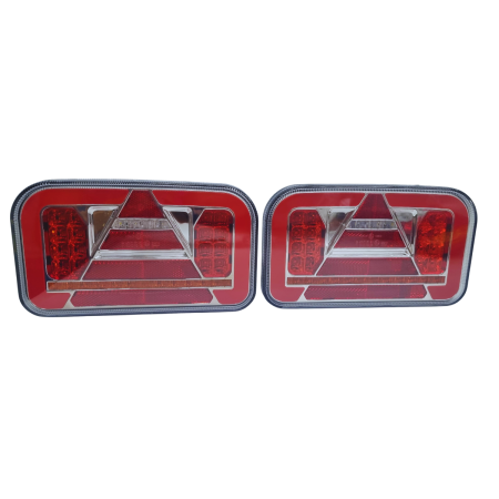 Lampa LED cu semnalizare dinamica, 6 functii, Omologata U.E 12-24V [2]